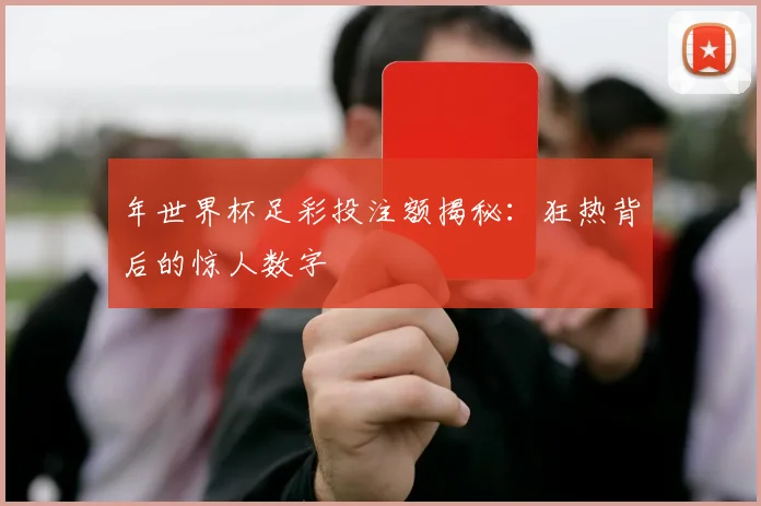 年世界杯足彩投注额揭秘：狂热背后的惊人数字